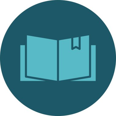 kitap simgesi vektör illüstrasyonu