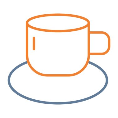 çay kupası ikonu vektör illüstrasyon tasarımı