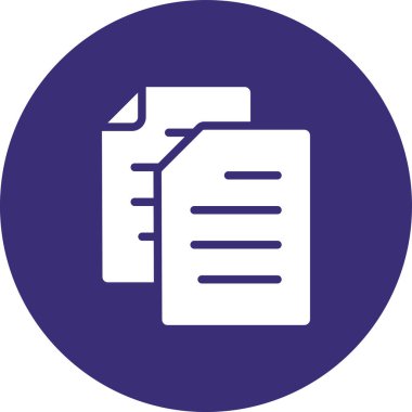 belge simgesi vektör illüstrasyonu