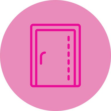 Kitap. Web simgesi basit illüstrasyon