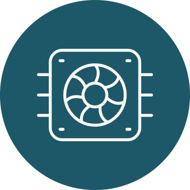 fan simgesi vektör illüstrasyonu