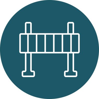 Barkod. Web simgesi vektör illüstrasyonu