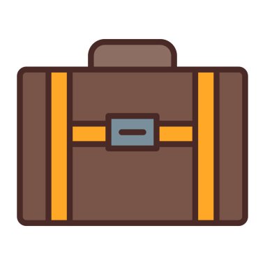 seyahat ve tatil vektör simgesi. resimleme