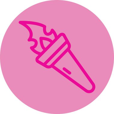 Kalem. Web simgesi basit illüstrasyon