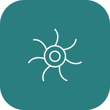 Vektör güneş web simgesi