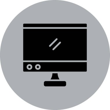 Bilgisayar vektör simgesi modern basit vektör illüstrasyonu
