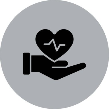 Vektör Kalp Simgesi illüstrasyonu