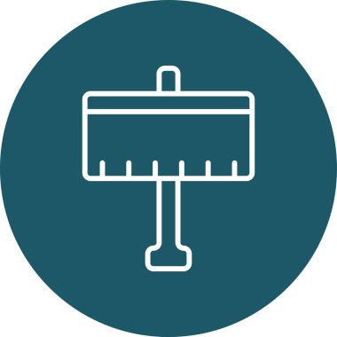 İnşaat. Web simgesi basit illüstrasyon