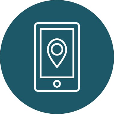 vektör cep telefon simgesi