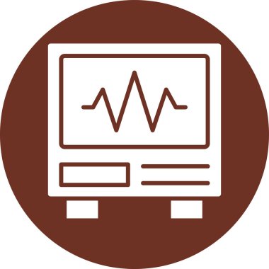 Tıbbi bir ikon. düz dizayn.