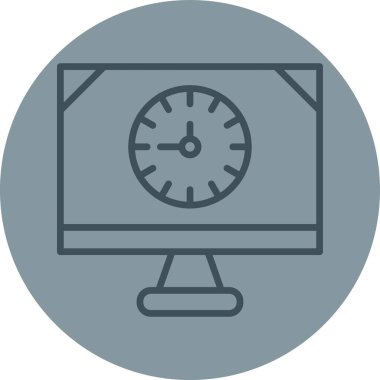 izleyici ikon vektör illüstrasyonu