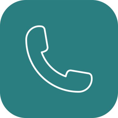 Telefon simgesi vektör illüstrasyonu