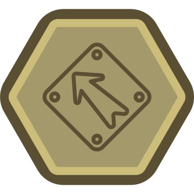 Bir yolun arka planının vektör çizimi