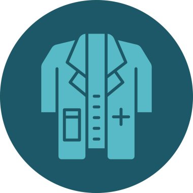 Kolayca değiştirebilen veya düzenleyebilen ceket vektör simgesi