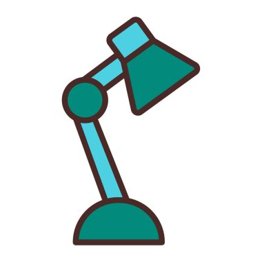 Lamba ikonu vektör illüstrasyon tasarımlı ampul