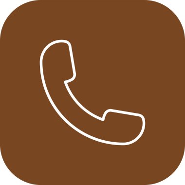 Vektör telefon simgesi illüstrasyonu