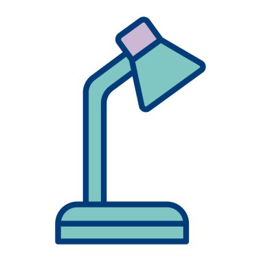 lamp icon. outline illustration
