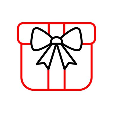 hediye kutusu mevcut simge vektör çizim tasarım