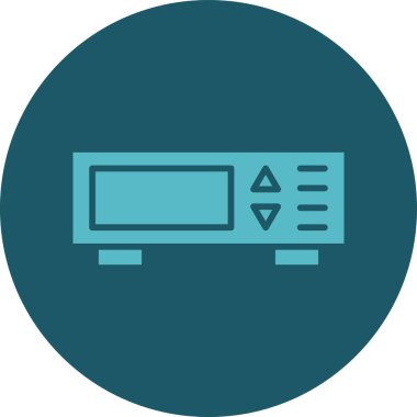 vektör lcd simgesi illüstrasyonu