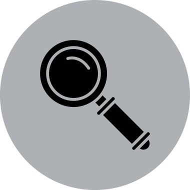 büyütme cam vektör simgesi