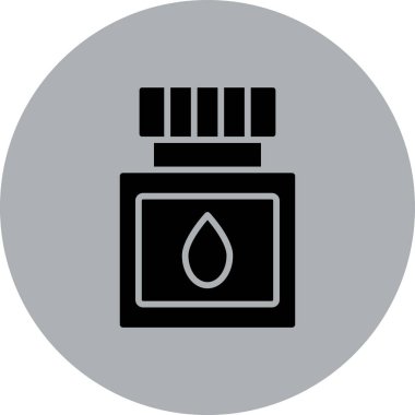 Yağ şişesinin vektör çizimi