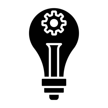 Ampul simgesi, basit tarzı