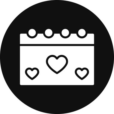 Aşk simgesinin vektör illüstrasyonu