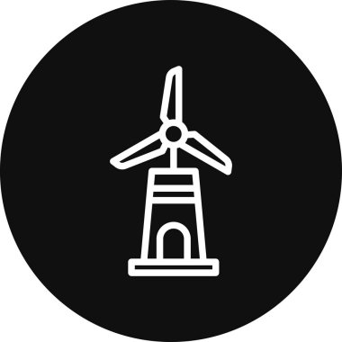 Rüzgâr türbini simgesi modaya uygun şekilde izole edildi