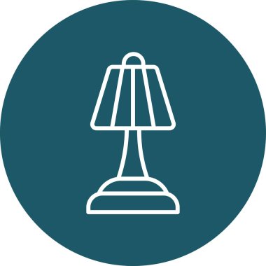Lamba. Web simgesi basit illüstrasyon