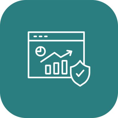 Web sayfası ikon vektör illüstrasyonu