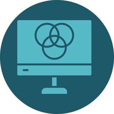 seo modern simgesinin vektör illüstrasyonu