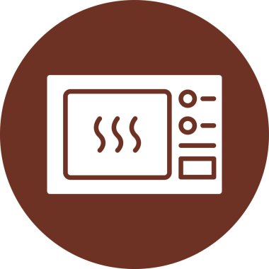 Gaz sobasının vektör simgesi