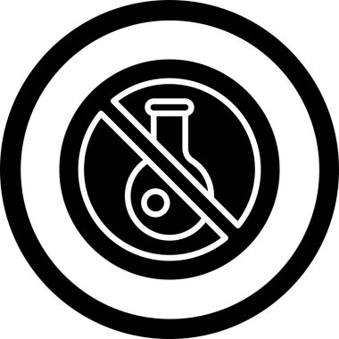 alkol şişesi simgesi ana hatlarıyla