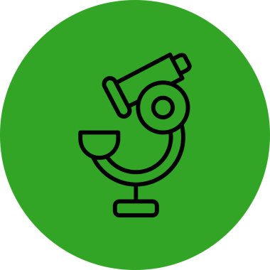 Eşsiz Teleskop Vektör Satır Simgesi