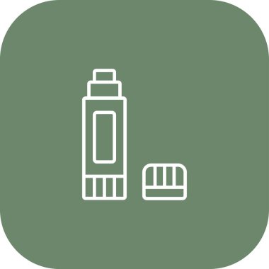 unique spray bottle vector glyph icon