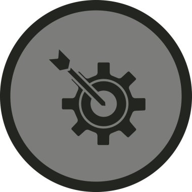 Çarklı dişli vektör çift renkli yuvarlanmış simge