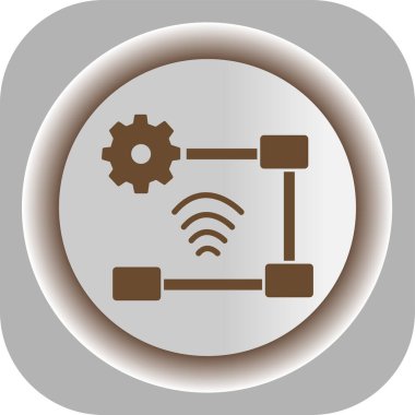 Bağlantı simgesi, vektör illüstrasyonu