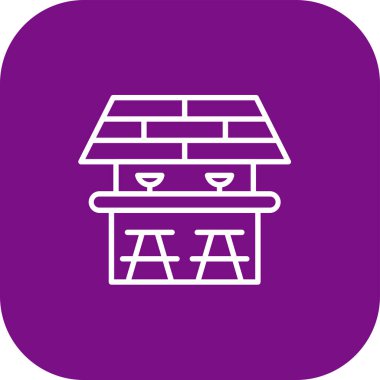 Şeffaf bir arkaplanda ev vektör çizimi. Birinci kalite semboller. Konsept ve grafik tasarımı için vuruş simgesi.