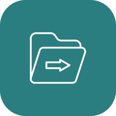 vektör indirme düz simgesi