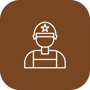 ordu web simgesi, vektör illüstrasyonu