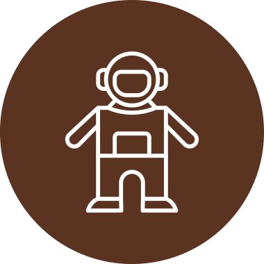 Bir insan simgesinin vektör illüstrasyonu