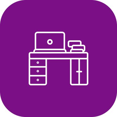 Ofis oluşturma simgesinin vektör illüstrasyonu