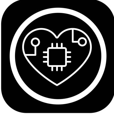 Vektör Kalp Simgesi illüstrasyonu