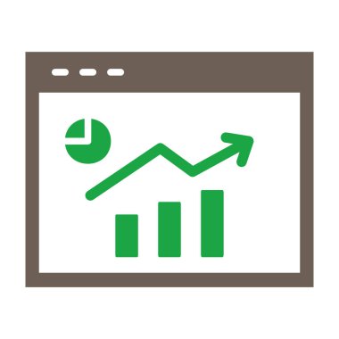 beyaz arkaplanda grafik vektör simgesi