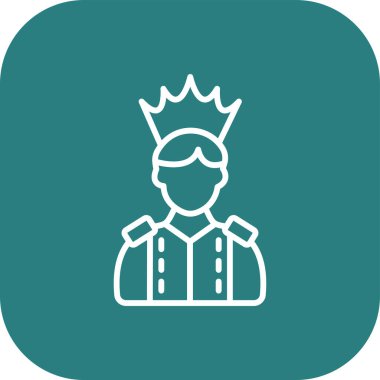 asker simgesi vektör illüstrasyonu