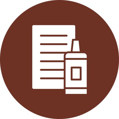 Belge simgesinin vektör illüstrasyonu