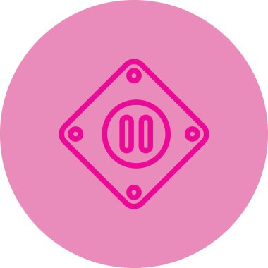 Vektör müzik simgesi illüstrasyonu