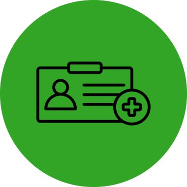 tıbbi vektör simgesi modern simgesi