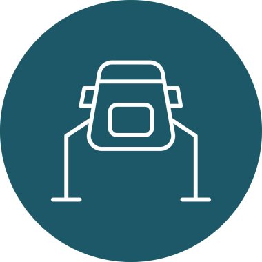 Modern otomatik simge eksikliğinin vektör illüstrasyonu