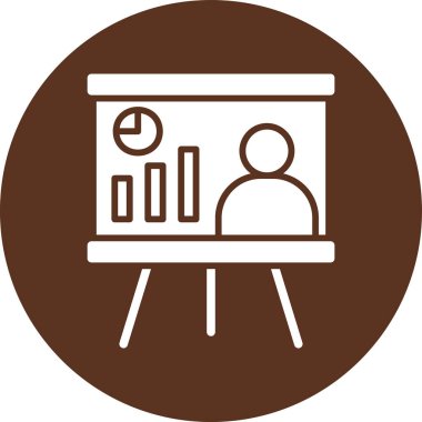 Sunum ve mobil için vektör simgesi